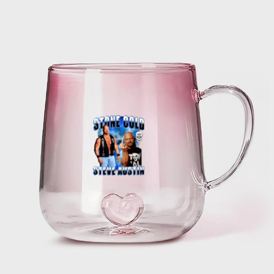 Discover Stone Cold Steve Austin Gradient Glass Mugs