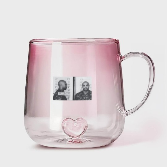 Discover Charles Barkley Mugshot Gradient Glass Mugs, Charles Barkley Gradient Glass Mugs