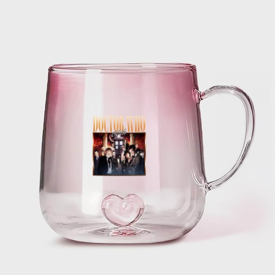 Discover Doctor Who 60th Anniversary 1963 ? 2023 Signature Thank You Gradient Glass Mugs, Trendy Gradient Glass Mugs