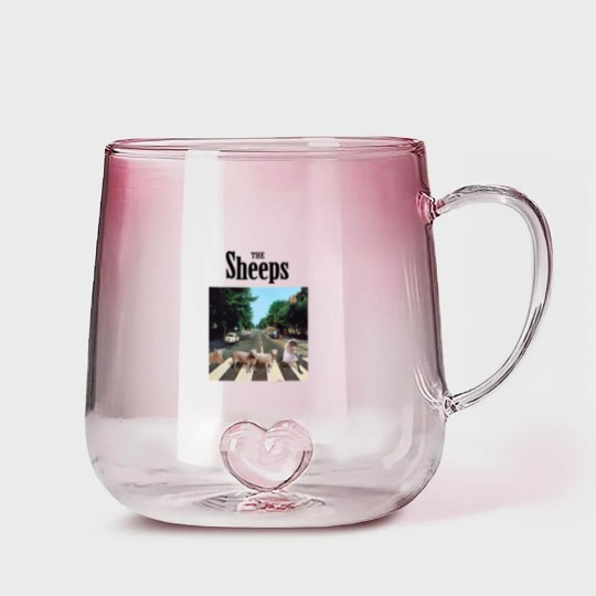 Discover Abbey Road The sheeps Gradient Glass Mugs