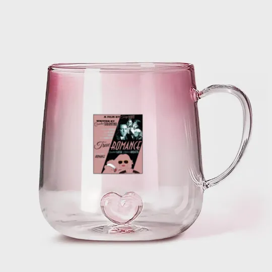 Discover True Romance (Movie Poster) - True Romance - Gradient Glass Mugs