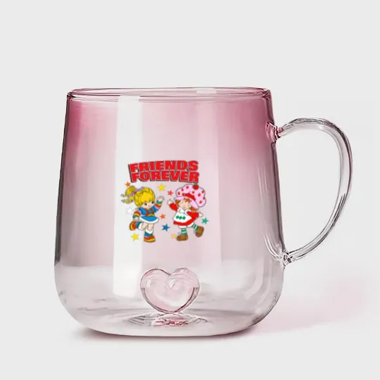 Discover Friends forever - Rainbow Brite - Gradient Glass Mugs