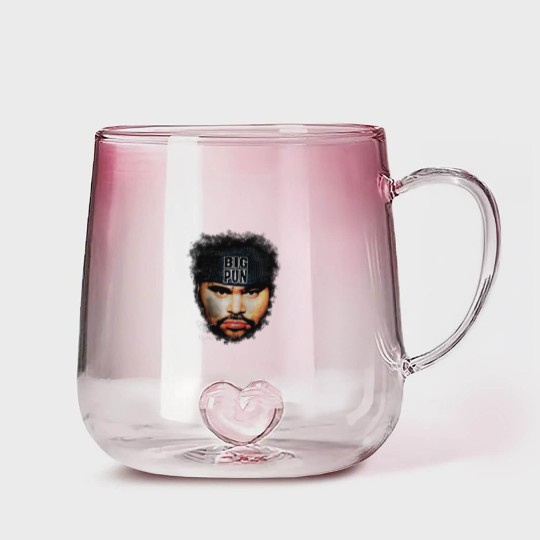 Discover BIG PUN Gradient Glass Mugs vintage bootleg hip hop rap Gradient Glass Mugs