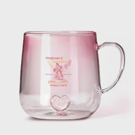 Discover Orpheus and Eurydice Gradient Glass Mugs, Mythology Gradient Glass Mugs, Vintage Greek Mythology Poet Gradient Glass Mugs
