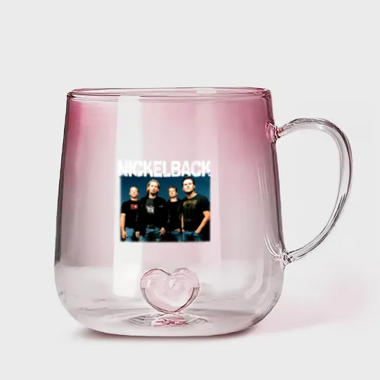 Discover Nickelback Gradient Glass Mugs, Nickelback Fan Gift, Rollin New Album, Brandon Kroeger