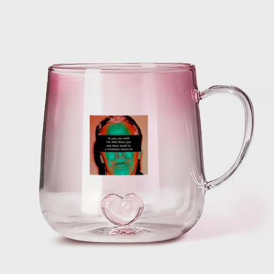 Discover Jeffrey Epstein Cover-up Protest Gradient Glass Mugs