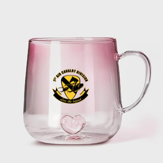 Discover 1st Air Cavalry Division Air Cav - Live The Legend Gradient Glass Mugs