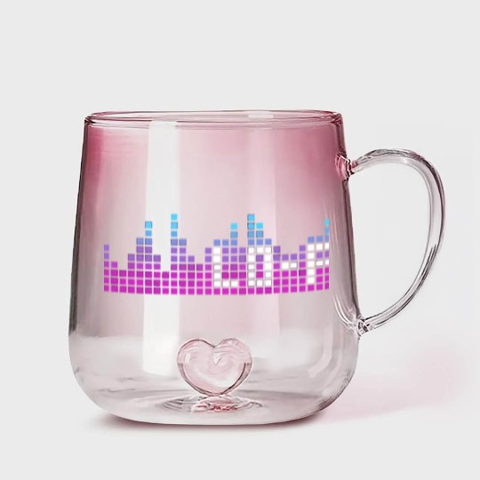 Discover Lo-Fi Aesthetic Vaporwave Clothing Teen Girls Men Gradient Glass Mugs