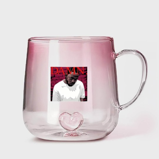 Discover DAMN Album - Kendrick Lamar - Gradient Glass Mugs