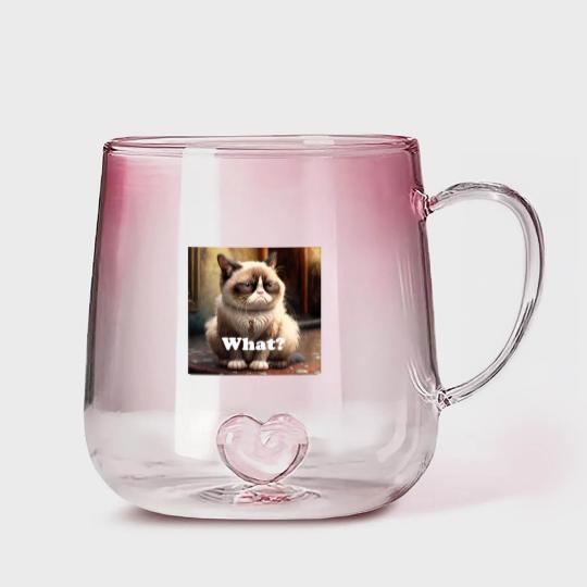 Discover Grumpy Cat Gradient Glass Mugs