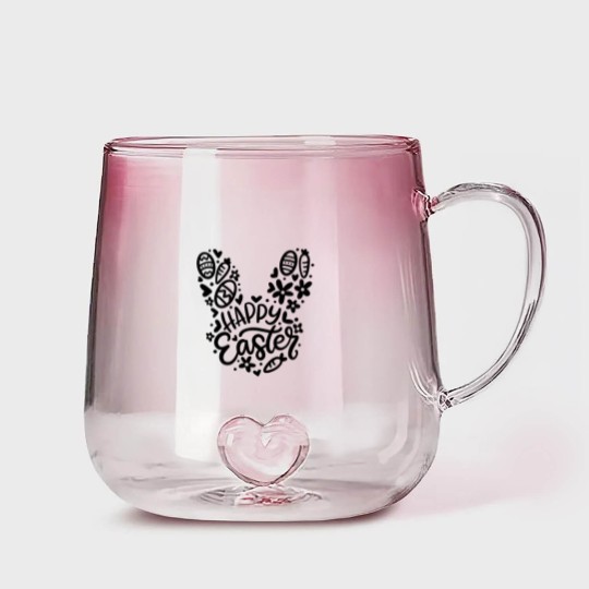 Discover Happy Easter Day Gradient Glass Mugs,Easter Day Gradient Glass Mugs,Cute Easter Gradient Glass Mugs