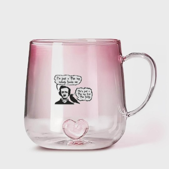 Discover BOHEMIAN POE Edgar Allan Poe RAVEN Gradient Glass Mugs