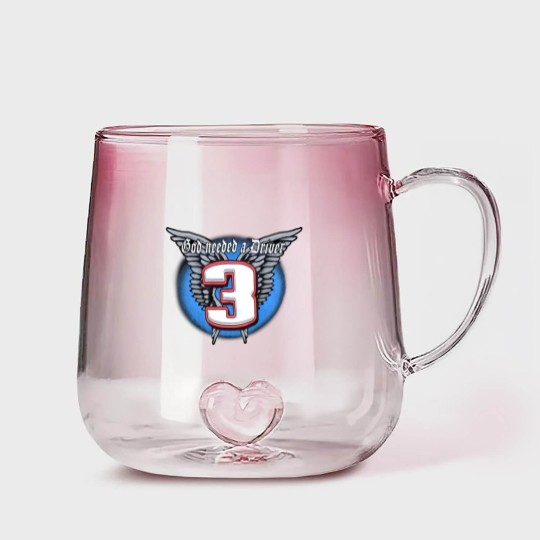 Discover Vintage Dale Earnhardt Sr. no. 3 God Needed a Driver Gradient Glass Mugs