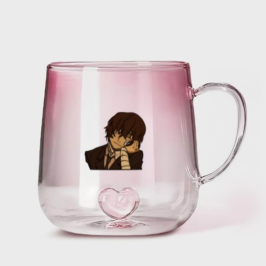 Discover Dazai Osamu - Dazai Osamu - Gradient Glass Mugs