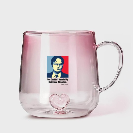 Discover Undivided Attention - Dw Schrute - Gradient Glass Mugs