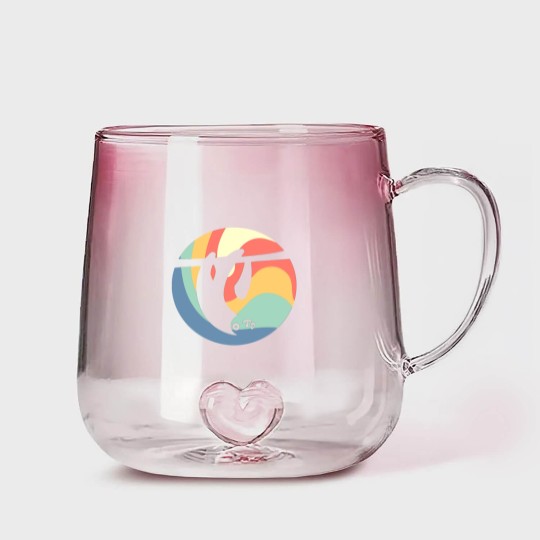 Discover Sloth Vintage Circle Gradient Glass Mugs