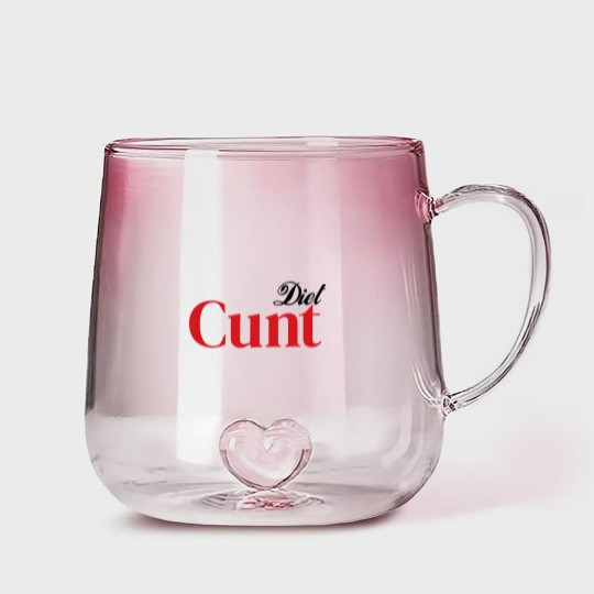 Discover Diet C*nt Gradient Glass Mugs, Cunt Gradient Glass Mugs, Adult Humour Tees, Funny Saying Gradient Glass Mugs
