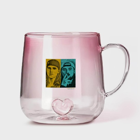 Discover Jay and Silent Bob. - Jay And Silent Bob - Gradient Glass Mugs