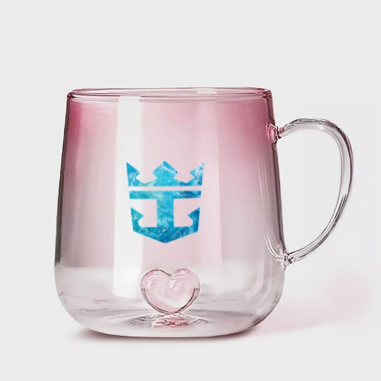 Discover Royal Caribbean Graphic Gradient Glass Mugs