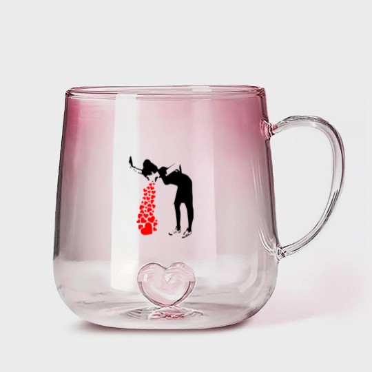 Discover Banksy Gradient Glass Mugs, Banksy Gradient Glass Mugs