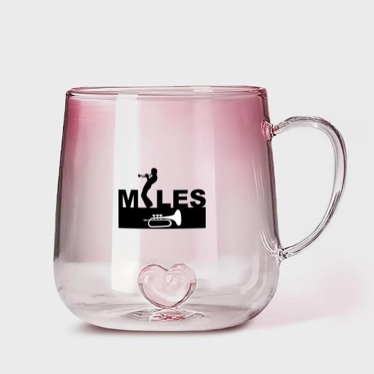 Discover trumpet Miles Davis Gradient Glass Mugs