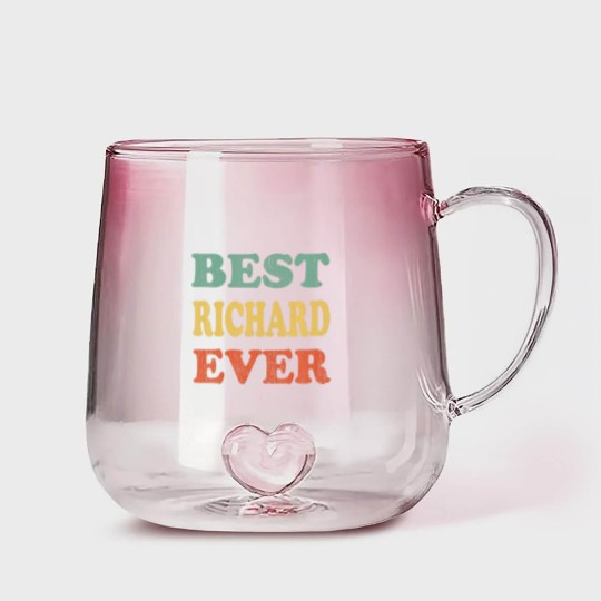 Discover Best Richard Ever Funny Personalized First Gradient Glass Mugs