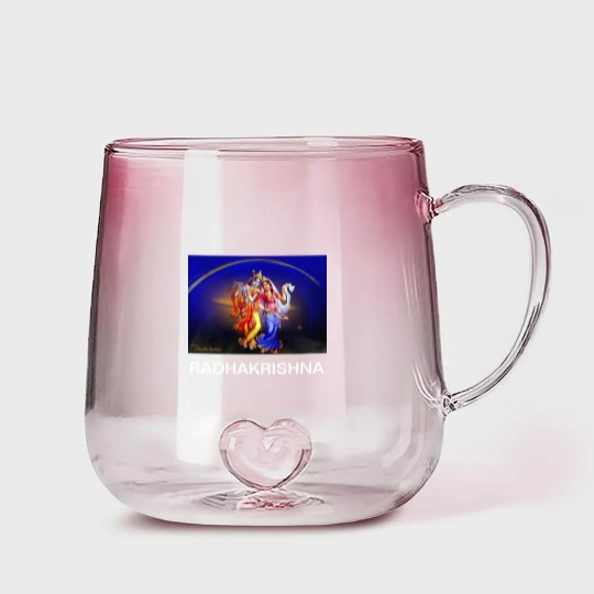 Discover RADHA KRISHNA Gradient Glass Mugs