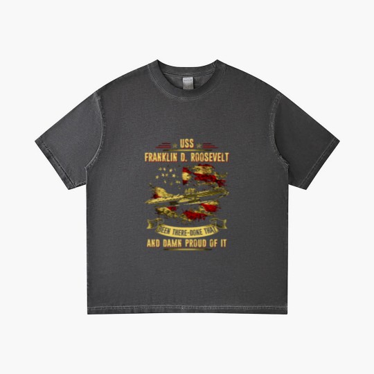 Discover Uss Franklin D Roosevelt (Cv-42) Gradient T Shirts