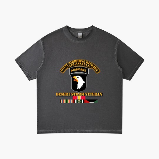Discover Army 101st Airborne Division Desert Storm Veteran Gradient T Shirts