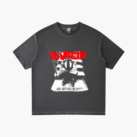 Discover Rancid And Out Come The Wolves  Merchandis Gradient T Shirts