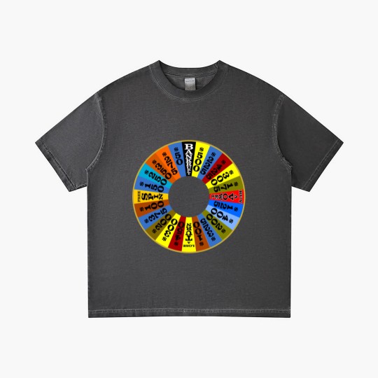 Discover Wheel of Fortune logo Gradient T Shirts Gradient T Shirts