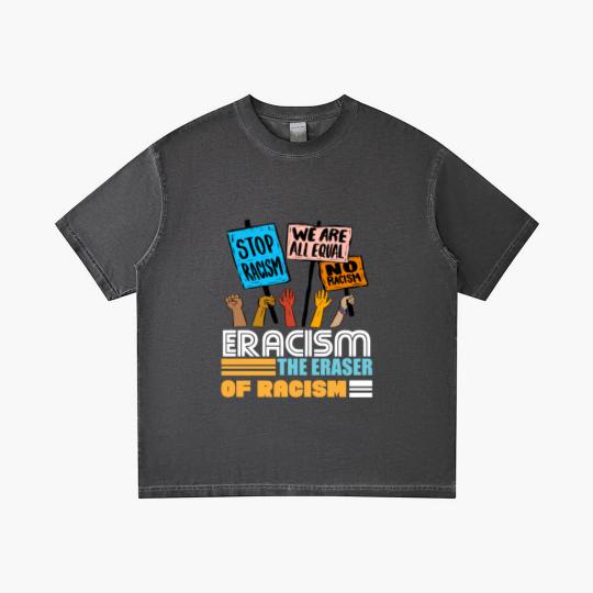 Discover Eracism the Eraser of Racism Black lives matter Gradient T Shirts