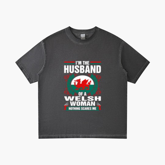 Discover Im The Husband Of A Welsh Woman Gradient T Shirts