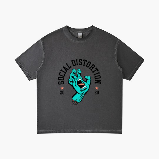 Discover social society distortion Gradient T Shirts
