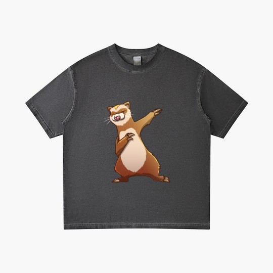 Discover Ferret Gift For Kids Men Women Dabbing Dance Hip-hop Gradient T Shirts