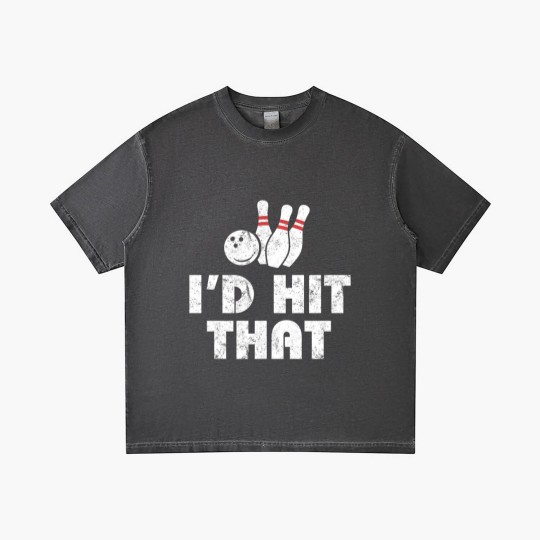 Discover Bowling Gradient T Shirts - I'd Hit That - Vintage - Gift For Bowlers Gradient T Shirts