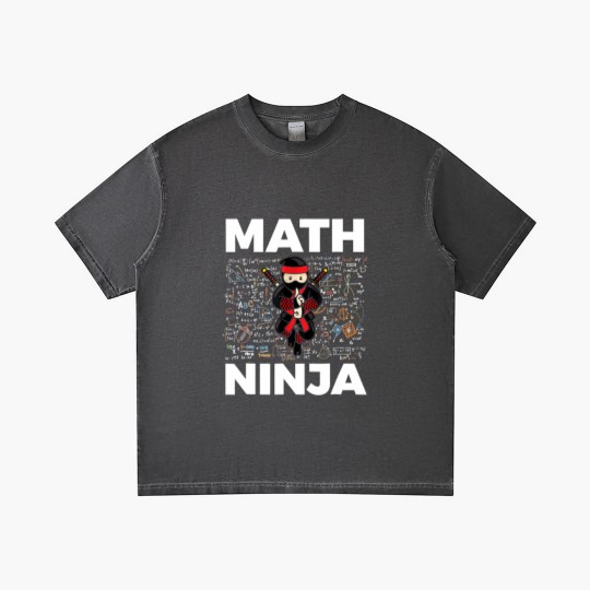 Discover Math Ninja Gradient T Shirts For Mathematics Teacher Student