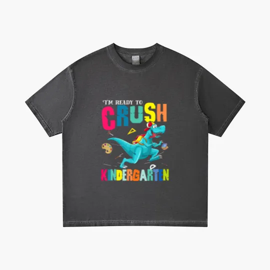 Discover I'm Ready To Crush Kindergarten Dinosaur Back To School Gradient T Shirts