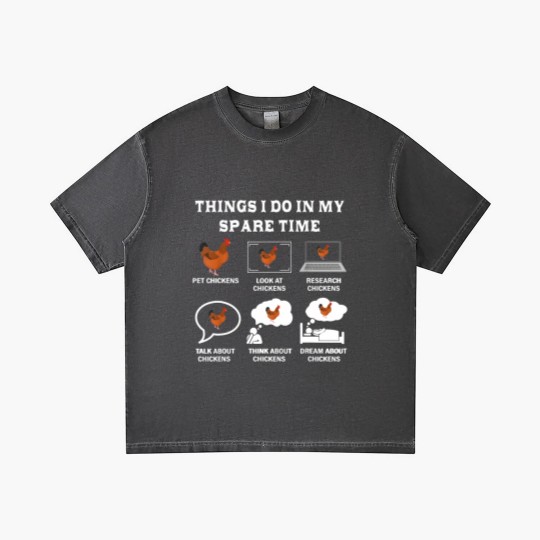 Discover Things I Do In My Spare Time Chicken Lover Farmer Chickens Gradient T Shirts