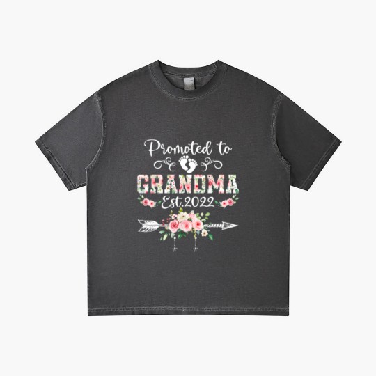 Discover Promoted To Grandma Floral Leveled Up To Grandma Gradient T Shirts