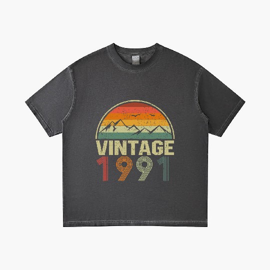 Discover Classic 30th Birthday Gift Idea Vintage 1991 Gradient T Shirts