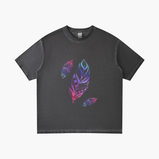 Discover Colorful Feathers Indian Heritage Native American Gradient T Shirts