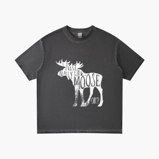 Discover I Just Really Like Moose Stuff Christmas Gradient T Shirts
