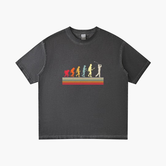 Discover Retro Golf Evolution Gift For Golfers & Golf Players Gradient T Shirts