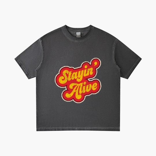 Discover Stayin'  Alive Gradient T Shirts