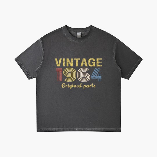 Discover 57th Birthday Gradient T Shirts for Men - Retro Birthday - 1964 Original Parts