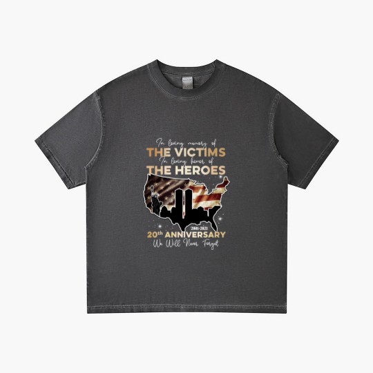 Discover September 11th 20th Anniversary We Will Never Forget Gradient T Shirts 9/11 20th Gradient T Shirts Gradient T Shirts