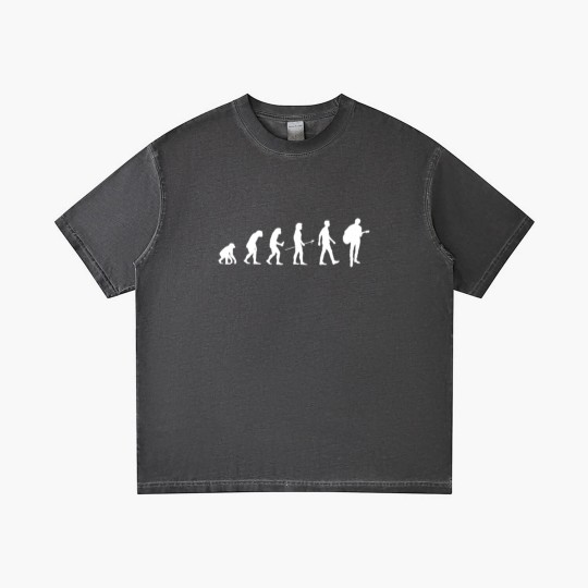 Discover Acoustic Guitar Player Evolution Guitarist Gift Gradient T Shirts