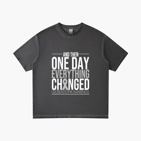 Discover Glioblastoma Awareness Figh Brain Tumor Cancer Gradient T Shirts