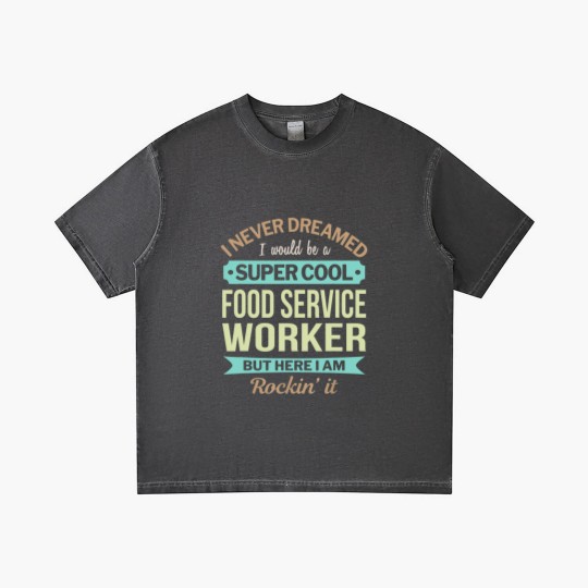 Discover Food Service Worker Gift Funny Appreciation Gradient T Shirts